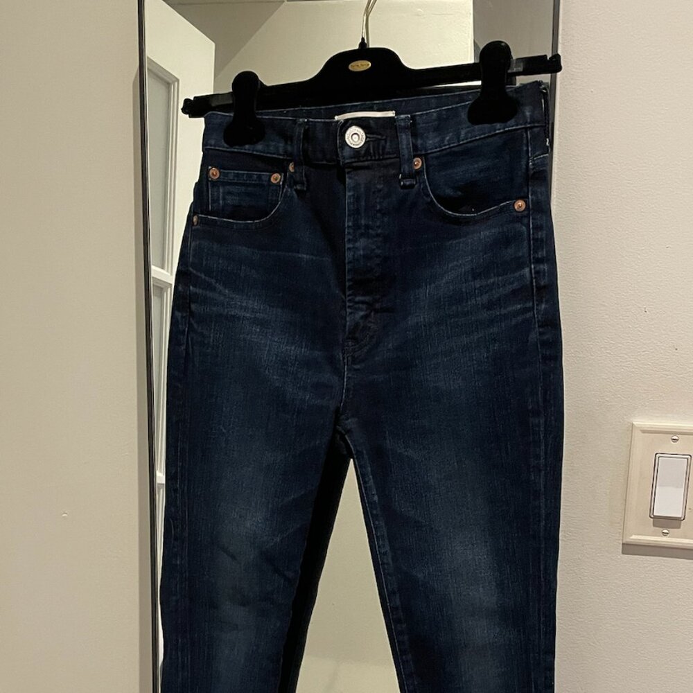 MOUSSY VINTAGE DARK BLUE JEANS